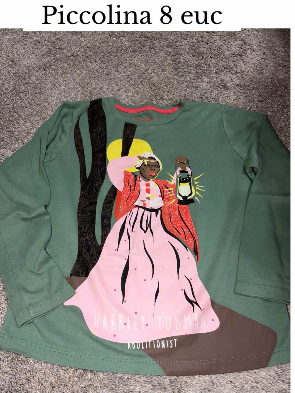 Piccolina 8 Harriet Tubman shirt